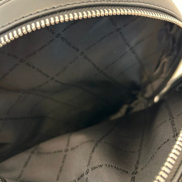 Michael Kors Jaycee Medium Ombré Signature Logo Backpack Black